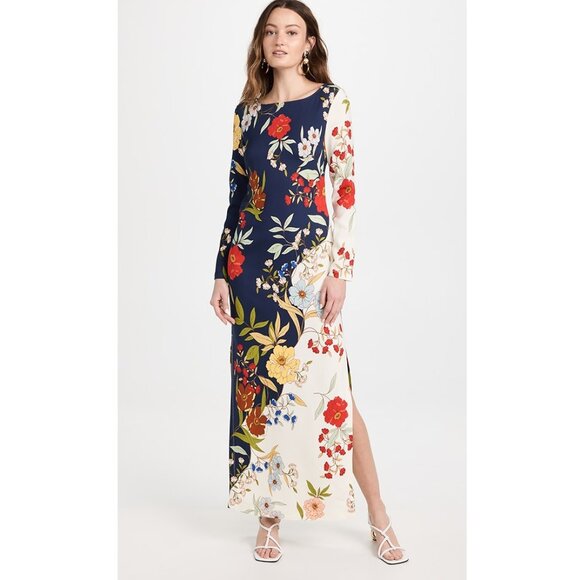 Cara Cara Aria Stretch Crepe Maxi Floral Dress - Picture 6 of 16